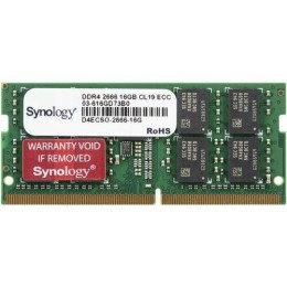 Оперативная память Synology 16GB DDR4-2666 SO-DIMM Module Kit (for expanding DVA3219, RS820+, RS820RP+)