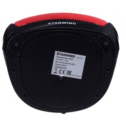 Тепловентилятор Starwind SHV2001 1600Вт черный/красный