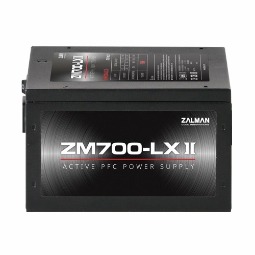 Блок питания Zalman ZM700-LX II (ATX 2.3, 700W, Active PFC, 120mm fan) Retail