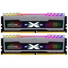 Модуль памяти Silicon Power 16GB 3200МГц XPOWER Turbine RGB DDR4 CL16 DIMM (KIT of 2) 1Gx8 SR