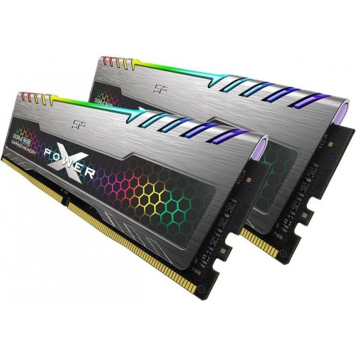 Модуль памяти Silicon Power 16GB 3200МГц XPOWER Turbine RGB DDR4 CL16 DIMM (KIT of 2) 1Gx8 SR