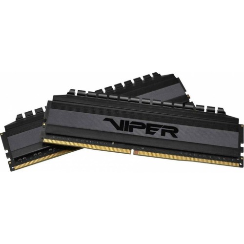 Оперативная память DDR 4 DIMM 8Gb (4GBx2) PC24000, 3000Mhz, PATRIOT BLACKOUT Kit (PVB48G300C6K) (retail)