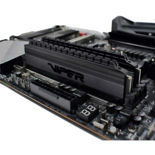 Оперативная память DDR 4 DIMM 8Gb (4GBx2) PC24000, 3000Mhz, PATRIOT BLACKOUT Kit (PVB48G300C6K) (retail)