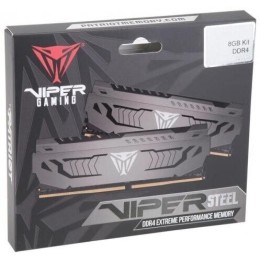 Оперативная память DDR 4 DIMM 8Gb PC25600, 3200Mhz, PATRIOT Viper Steel (PVS48G320C6K) (retail)