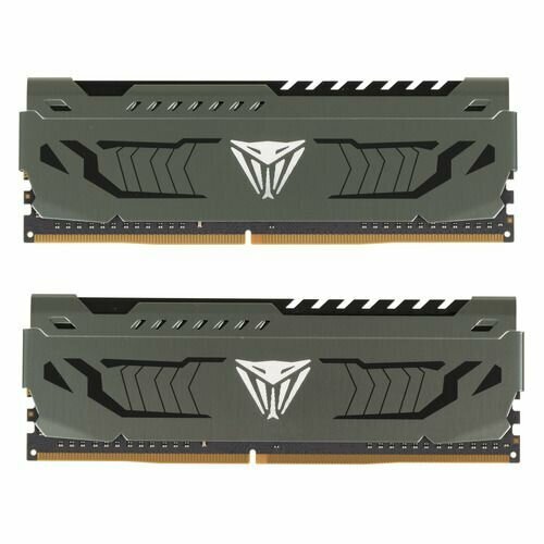 Оперативная память DDR 4 DIMM 8Gb PC25600, 3200Mhz, PATRIOT Viper Steel (PVS48G320C6K) (retail)