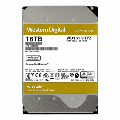 Жесткий диск Western Digital SATA 10TB 7200RPM 6GB/S 128MB GOLD WD102KRYZ