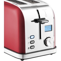 Тостер KITFORT КТ-2036-1 /  800-950 Вт.Ёмкость: 2 тоста одновременно,красный.