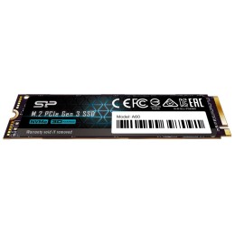 Накопитель SSD M.2 Silicon Power 1.0Tb A60 <SP001TBP34A60M28> (PCI-E 3.0 х4, up to 2200/1600MBs, 250000 IOPs, 3D TLC, NVMe 1.3, 600TBW, 22х80мм)