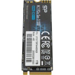 Накопитель SSD M.2 Silicon Power 1.0Tb A60 <SP001TBP34A60M28> (PCI-E 3.0 х4, up to 2200/1600MBs, 250000 IOPs, 3D TLC, NVMe 1.3, 600TBW, 22х80мм)