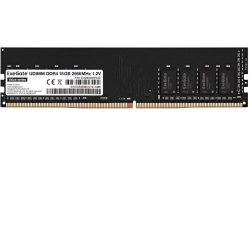 Модуль памяти ExeGate Value DIMM DDR4 16GB <PC4-21300> 2666MHz
