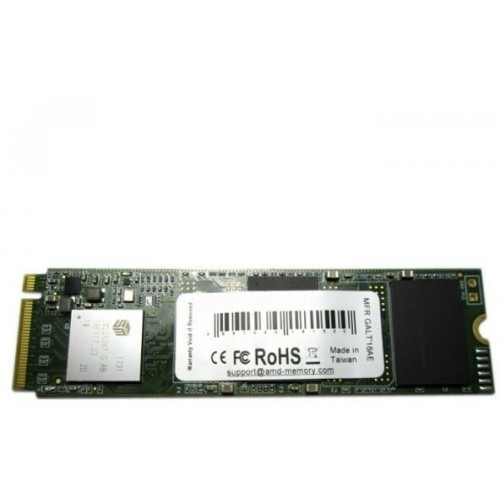 Накопитель M.2 2280 480GB AMD Radeon R5 Client SSD R5MP480G8 PCIe Gen3x4 with NVMe, 2130/1630, IOPS 250/230K, 3D NAND TLC, RTL
