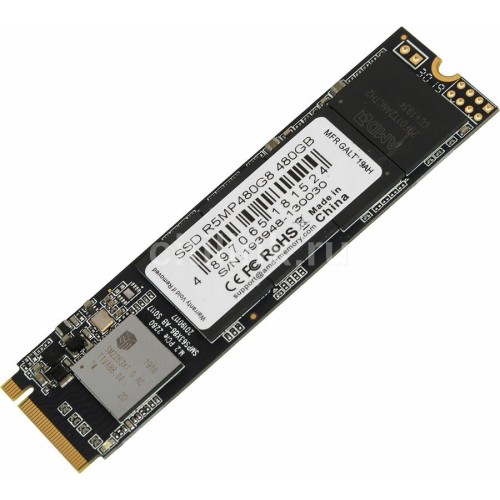 Накопитель M.2 2280 480GB AMD Radeon R5 Client SSD R5MP480G8 PCIe Gen3x4 with NVMe, 2130/1630, IOPS 250/230K, 3D NAND TLC, RTL
