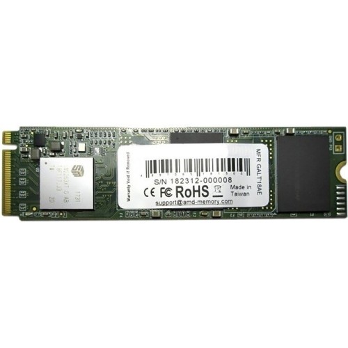 Накопитель M.2 2280 480GB AMD Radeon R5 Client SSD R5MP480G8 PCIe Gen3x4 with NVMe, 2130/1630, IOPS 250/230K, 3D NAND TLC, RTL