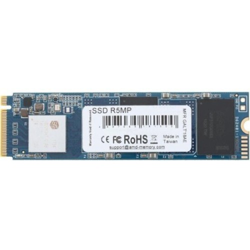Накопитель M.2 2280 480GB AMD Radeon R5 Client SSD R5MP480G8 PCIe Gen3x4 with NVMe, 2130/1630, IOPS 250/230K, 3D NAND TLC, RTL