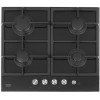 Газовая варочная поверхность BEKO HILG64235S / Газ-на-стекле. Панель управления спереди