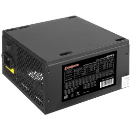 Блок питания 450W ExeGate 450PPE, ATX, SC, black, APFC, 12cm, 24p+(4+4)p, PCI-E, 3*IDE, 5*SATA, FDD + кабель 220V с защитой от выдергивания