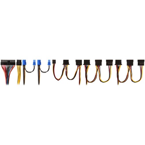 Блок питания 450W ExeGate 450PPE, ATX, SC, black, APFC, 12cm, 24p+(4+4)p, PCI-E, 3*IDE, 5*SATA, FDD + кабель 220V с защитой от выдергивания