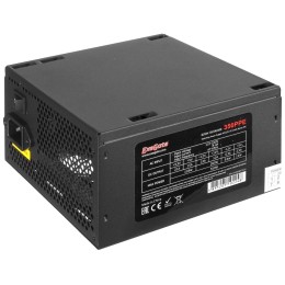 Блок питания 350W ExeGate 350PPE, ATX, SC, black, APFC, 12cm, 24p+4p, PCI-E, 5*SATA, 3*IDE, FDD + кабель 220V с защитой от выдергивания
