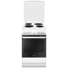 Электрическая плита HANSA FCEW54109 белый эмаль (металлическая крышка)