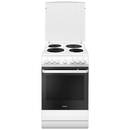 Электрическая плита HANSA FCEW54109 белый эмаль (металлическая крышка)