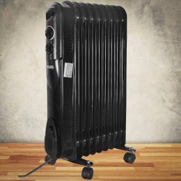 Масляный обогреватель РЕСАНТА ОМПТ-9НЧ 2000Вт черный