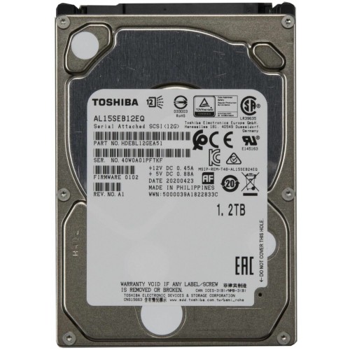Жесткий диск HDD Toshiba  SAS 1.2TB 2.5" 10K 128Mb