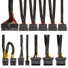 Блок питания 500W ExeGate 500PPH-S 80+Bronze, ATX, black, APFC, 12cm, 24p, (4+4)p, 5*SATA, 3*IDE с защитой от выдергивания