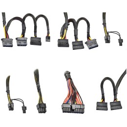 Блок питания 550W ExeGate 550PPH-LT-OEM, 80+, ATX, black, APFC, 12cm, 24p, (4+4)p, 5*SATA, 3*IDE