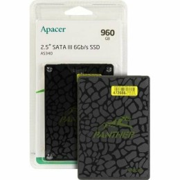 SSD 2.5" Apacer 960Gb AS340 <AP960GAS340G-1> (SATA3, up to 550/510MBs, 80000 IOPs, 3D TLC, 7mm)