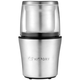 Кофемолка KITFORT КТ-1329 200 Вт.Длина шнура: 0,98 м.Класс защиты от поражения током.