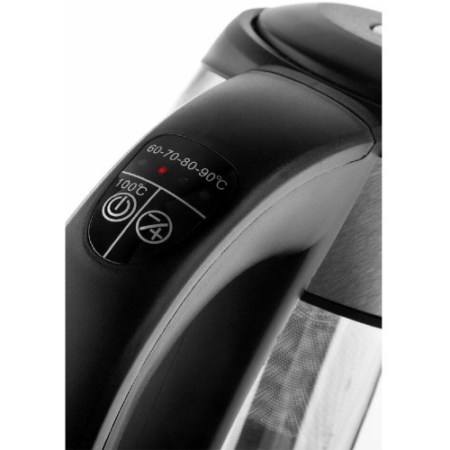 Электрочайник BRAYER BR1021 2200Вт.1,7 л, стекло, эл.уп, 60-100 °С, Под. t, подсветка, черн.