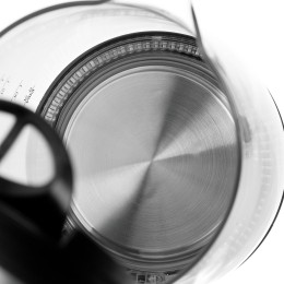 Электрочайник BRAYER BR1040BK 2220Вт,  2 л, стекл., черный.