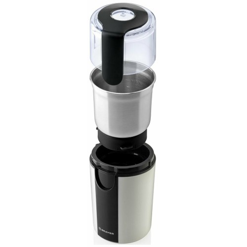 Кофемолка BRAYER BR1182, 2 ножа для мяг. и твер., 70 г.,Мощн. 200 Вт, Пластик. корп, нажатием на кр