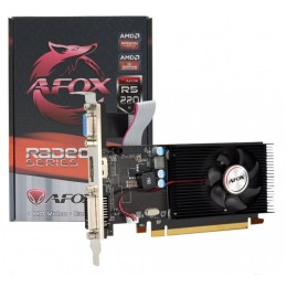 Видеокарта AFOX  Radeon R5 220 2GB DDR3 64Bit DVI HDMI VGA LP Single Fan PCI-E 16x AFR5220-2048D3L5