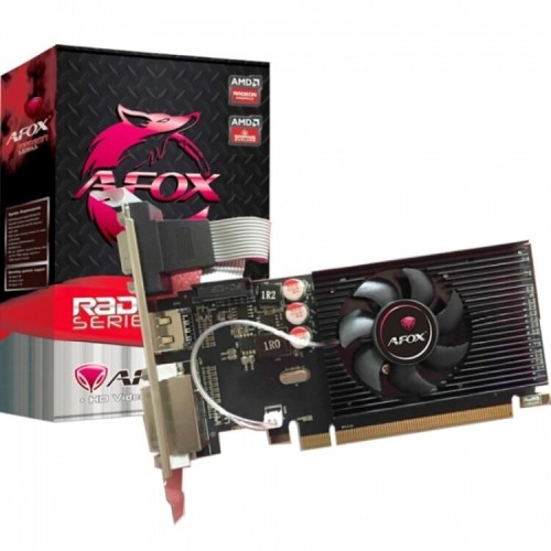 Видеокарта AFOX  Radeon R5 220 1GB DDR3 64Bit DVI HDMI VGA LP Single Fan PCI-E 16x  AFR5220-1024D3L5