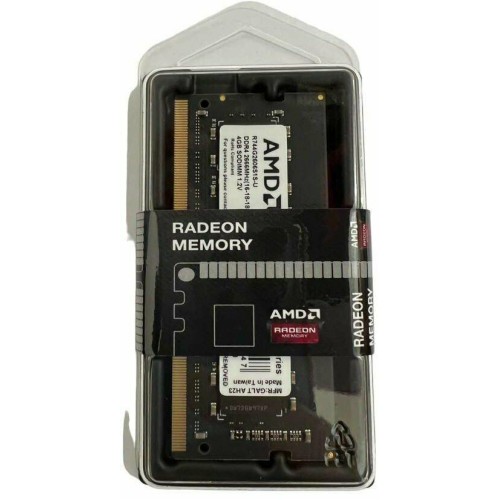 Модуль памяти 4GB AMD Radeon™ DDR4 2666 SO DIMM R7 Performance Series Black R744G2606S1S-U Non-ECC, CL16, 1.2V, RTL