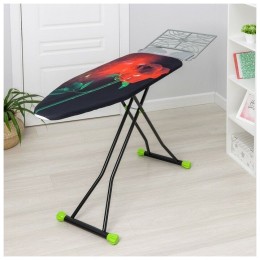 Доска гладильная DOGRULAR ТОМРИС СЕПЕТЛИ, антиприг.покр, 3 цвета (в уп. 4 шт)