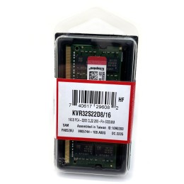 Память оперативная Kingston SODIMM 16GB 3200MHz DDR4 Non-ECC CL22  DR x8