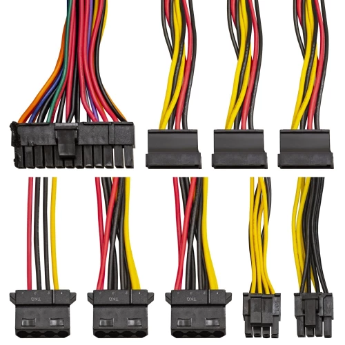 Блок питания 400W ExeGate 400NPXE(+PFC), ATX, PC, black,12cm fan, 24p+4p, 6/8p PCI-E, 3*SATA, 2*IDE, FDD + кабель 220V в комплекте