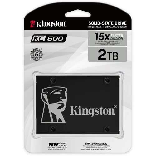 Жесткий диск SSD SATA2.5" 2TB SKC600/2048G KINGSTON