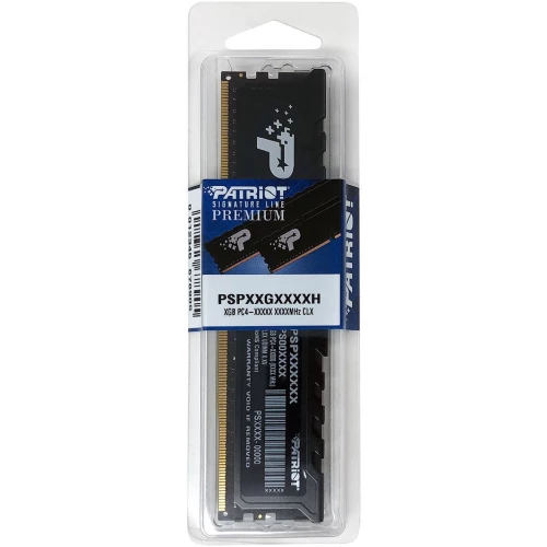 Модуль памяти DDR 4 DIMM 16Gb PC25600, 3200Mhz, PATRIOT Signature (PSP416G32002H1) (retail)