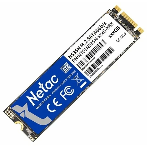 Накопитель SSD M.2 Netac 1.0Tb N535N Series <NT01N535N-001T-N8X> Retail (SATA3, up to 540/490MBs, 3D TLC, 22х80mm)
