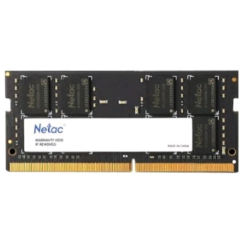 Память Netac 8GB DDR4 2666MHz SO-DIMM CL19 1.2V/NTBSD4N26SP-08 PC4-21300 CL19 SO-DIMM 260-pin single rank Ret