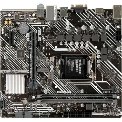 Материнская плата Asus Prime H510M-K, LGA1200, H510, 2*DDR4, D-Sub + HDMI, SATA3, Audio, Gb LAN, USB 3.2, USB 2.0, COM*1 header (w/o cable), mATX
