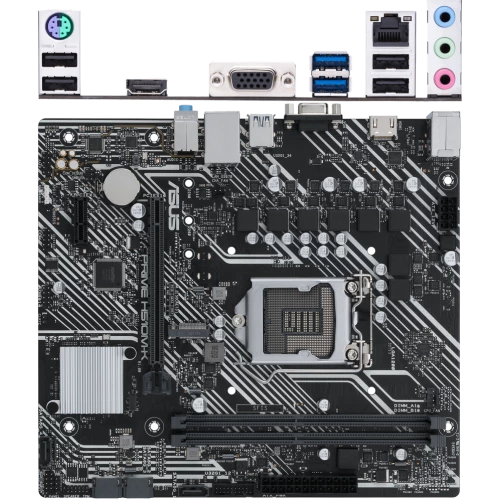 Материнская плата Asus Prime H510M-K, LGA1200, H510, 2*DDR4, D-Sub + HDMI, SATA3, Audio, Gb LAN, USB 3.2, USB 2.0, COM*1 header (w/o cable), mATX