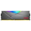 Модуль памяти 16GB ADATA DDR4 3200 DIMM XPG SPECTRIX D50 RGB Grey Gaming Memory AX4U320016G16A-ST50 Non-ECC, CL16, 1.35V, Heat Shield, RTL