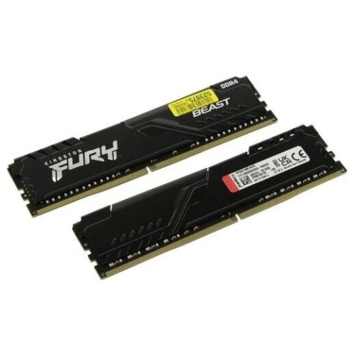 Память Kingston 32GB DDR4 3200MHz CL16 DIMM (Kit of 2) 1Gx8 FURY Beast Black
