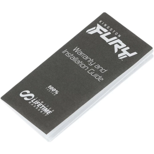 Модуль памяти Kingston DDR4 DIMM 32Gb PC25600, 3200Mhz, FURY Beast Black CL16 (Kit of 2) (KF432C16BBK2/32) (retail)