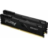 Модуль памяти Kingston DDR4 DIMM 32Gb PC25600, 3200Mhz, FURY Beast Black CL16 (Kit of 2) (KF432C16BBK2/32) (retail)