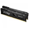 Модуль памяти Kingston DDR4 DIMM 32Gb PC25600, 3200Mhz, FURY Beast Black CL16 (Kit of 2) (KF432C16BBK2/32) (retail)